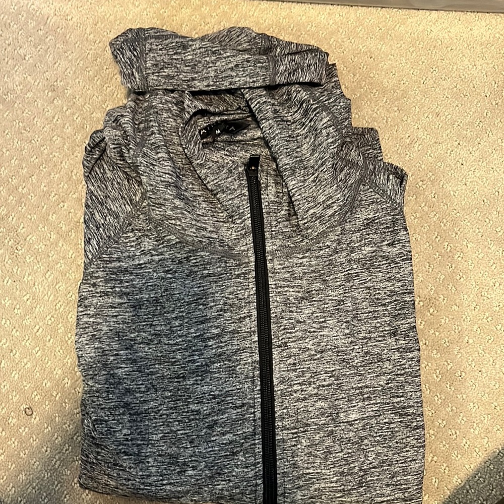 Athleta gray zip up jacket